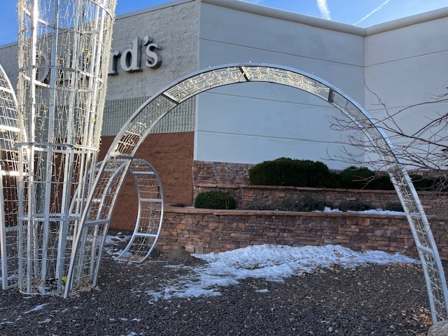 Christmas Ribbon Sculpture